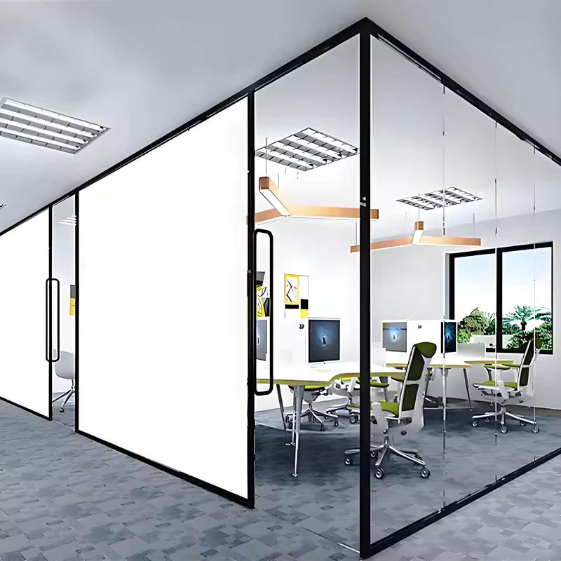frosted sticker for office glass partition